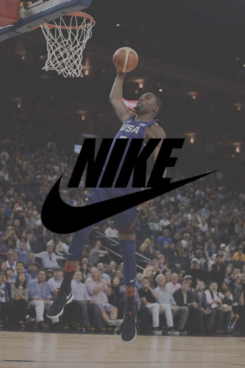 Winlike altid med Nike Basketball Wallpaper