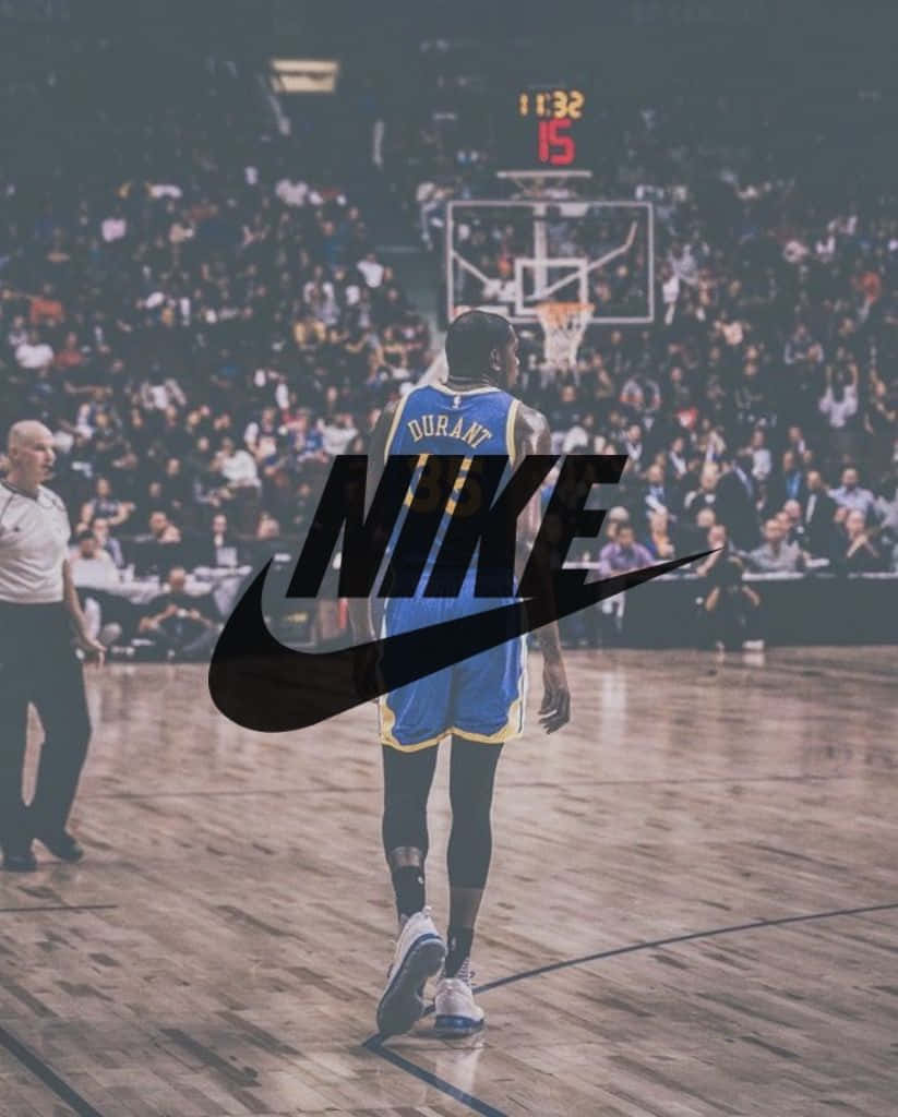 Opgradér dit spil med Nike Basketball Tapet Wallpaper