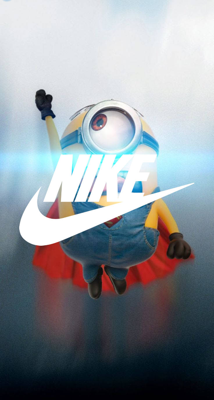 Niketecknad Superman Minion Wallpaper