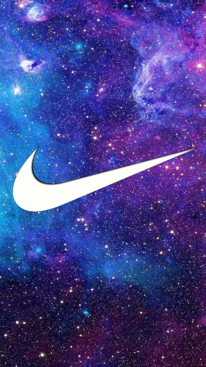 Billede A Brilliant Nike Galaxy Astronomy Inspireret Sneaker Wallpaper Wallpaper