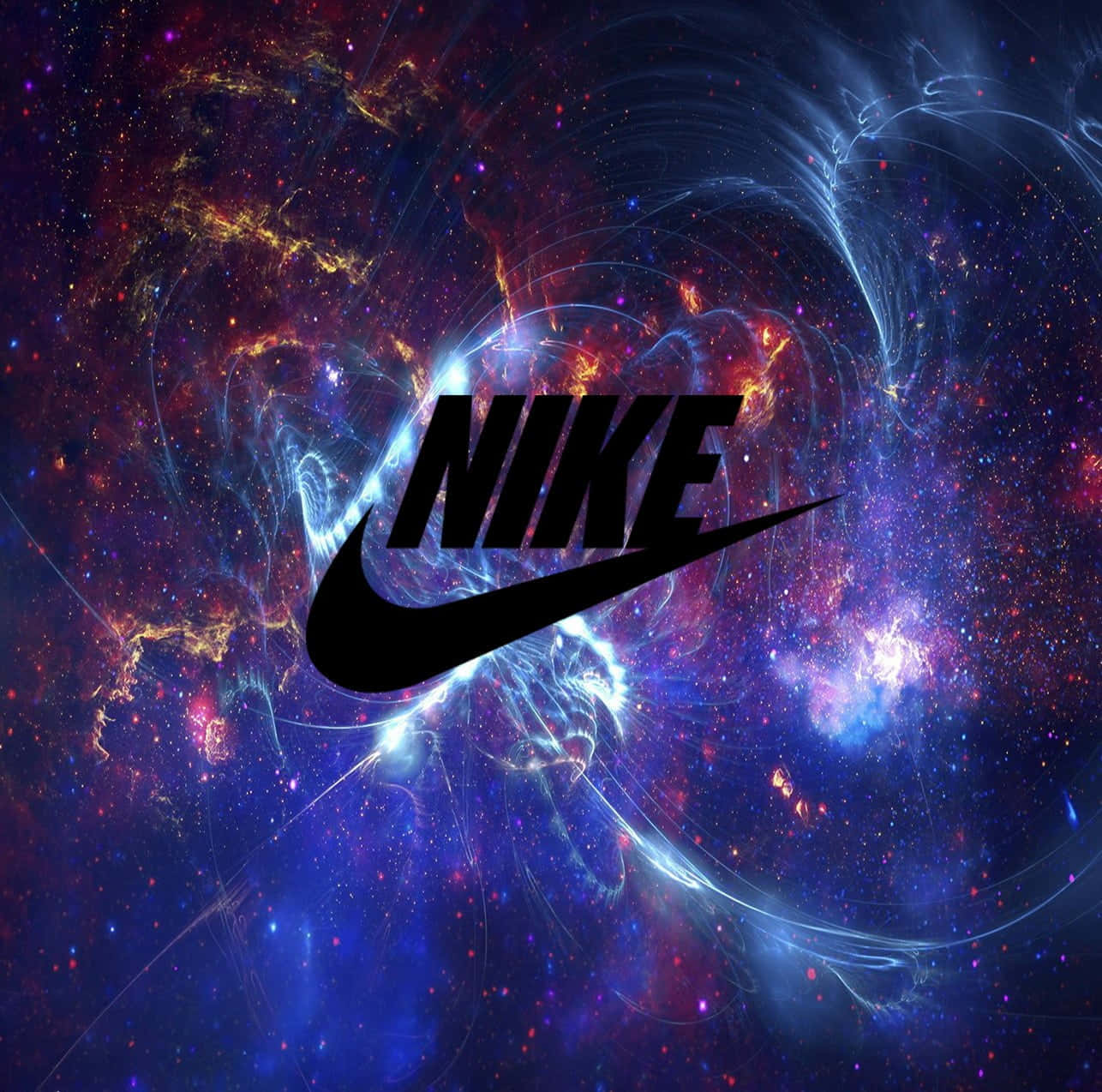 En unik tilgang til streetwear - Nike Galaxy Wallpaper