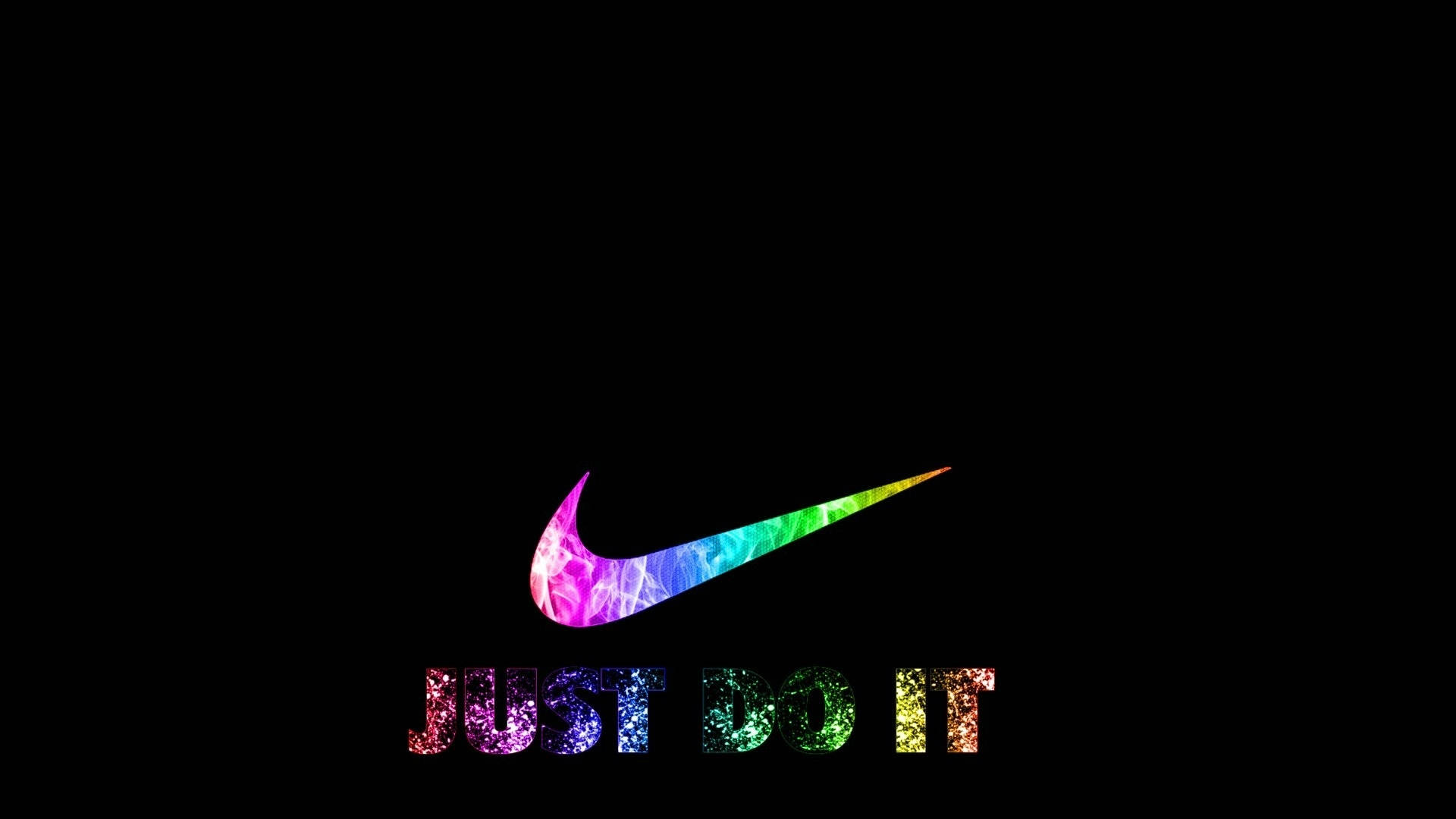 Nike Girl Famous Tag Line Poster Wallpaper