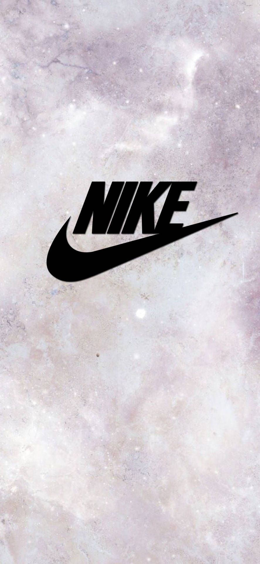 Nike Girl Logo On Moon Surface Wallpaper