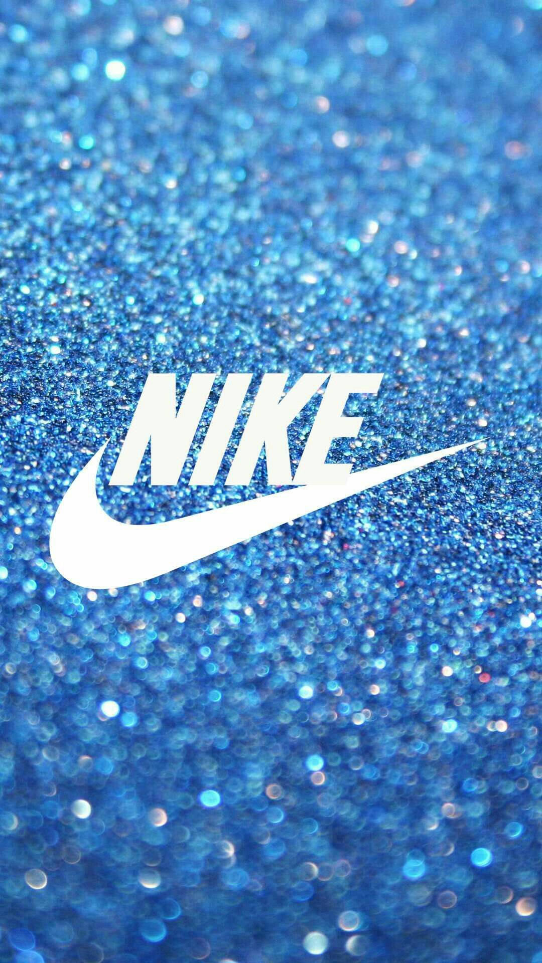 Nike Girl Logo With Glitters Wallpaper