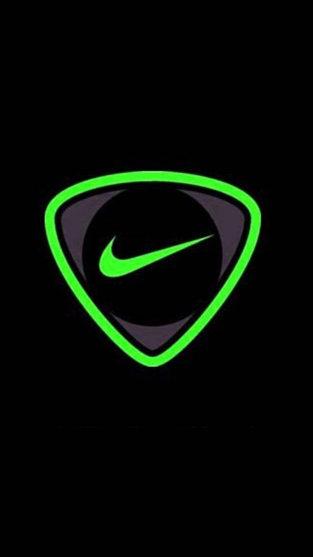 Nike Iphone Neon Grøn Farver Wallpaper