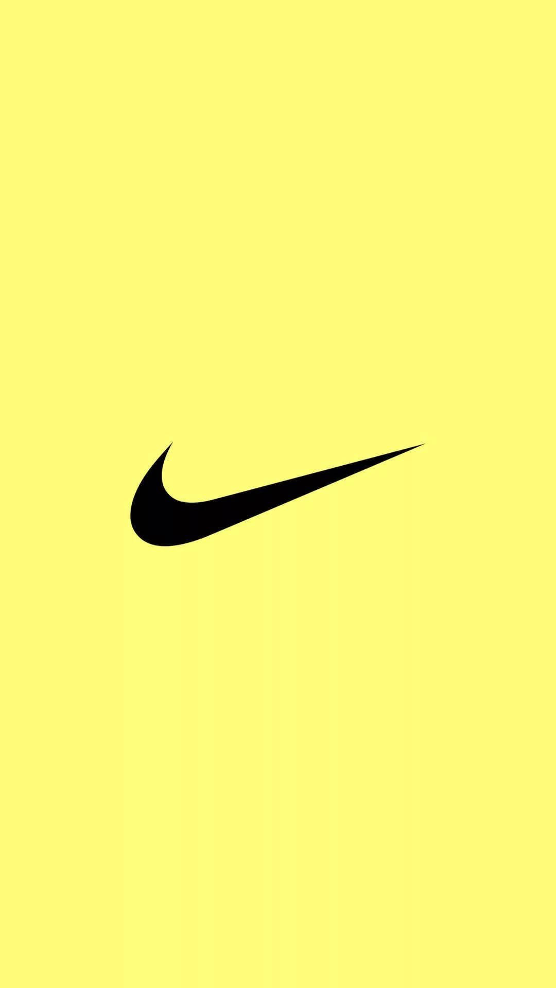 Nike Iphone Yellow Background