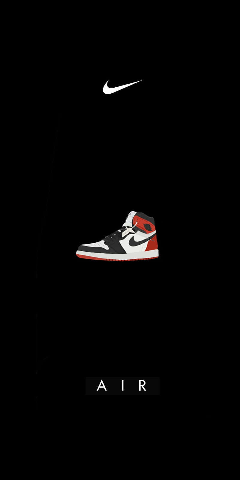 Iconic Nike Jordan Air 1 - Redefining Footwear Style Wallpaper