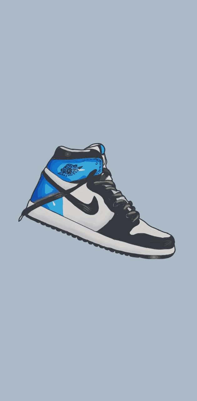 Download Nike Jordan Air Blue Wallpaper 