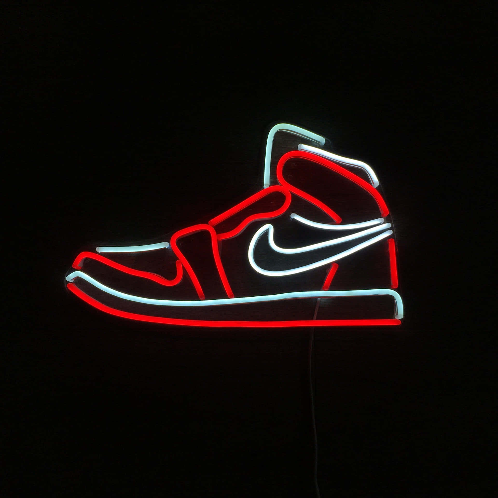 Nike red logo  red neon lights creative red abstract background Nike  logo fashion brands Nike HD wallpaper  Pxfuel