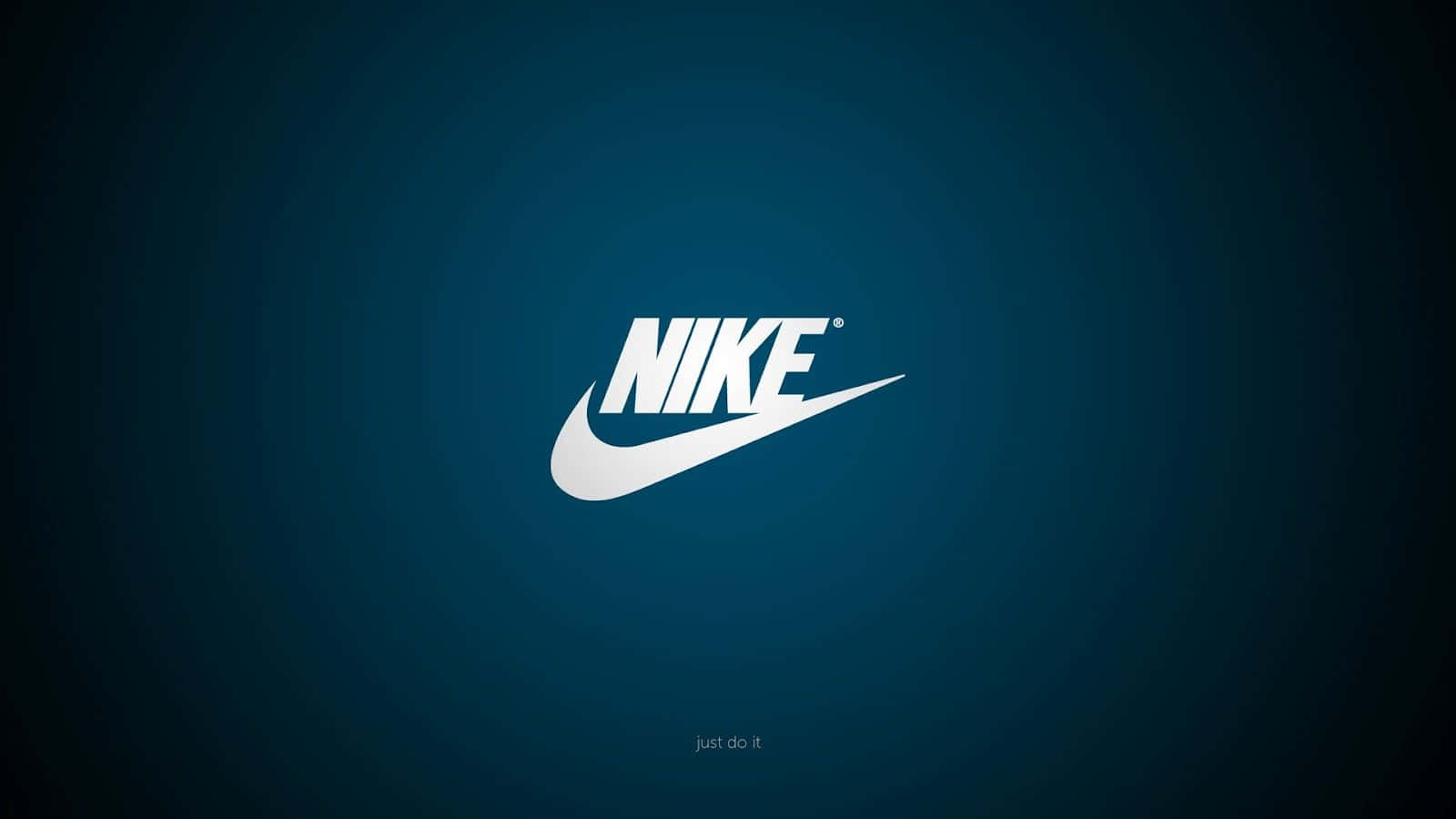 Nike Box Logo tapet: Skab en dynamisk stil med det ikoniske Nike Box-logo-tapet. Wallpaper