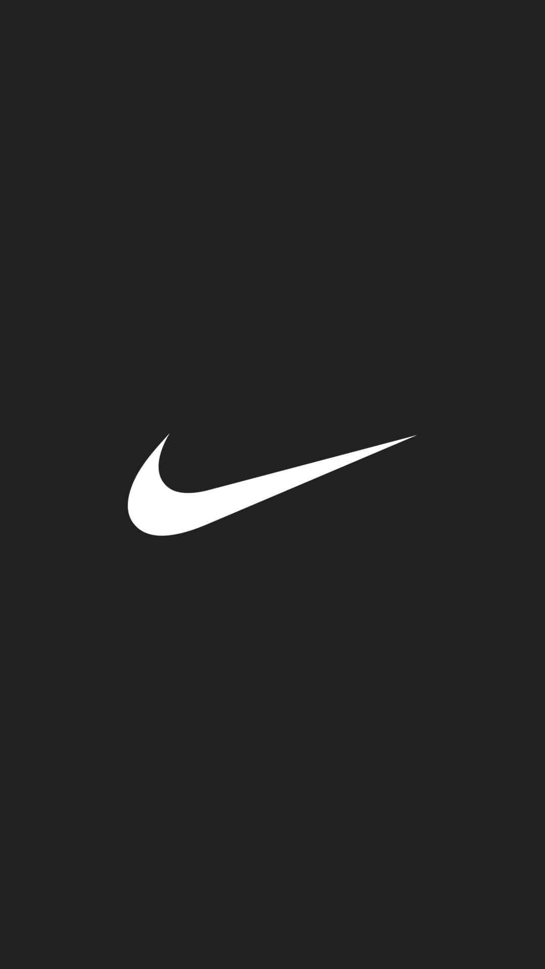 Sfondoper Telefono Con Il Logo Nike Sfondo