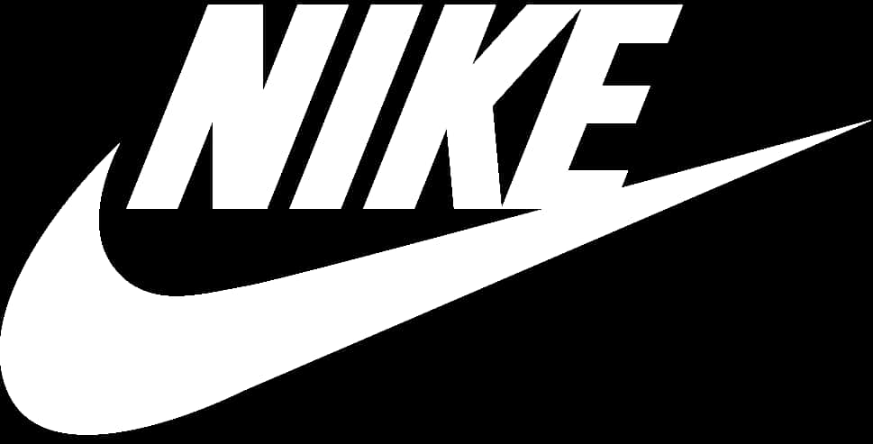 Nike Logo Blackand White PNG