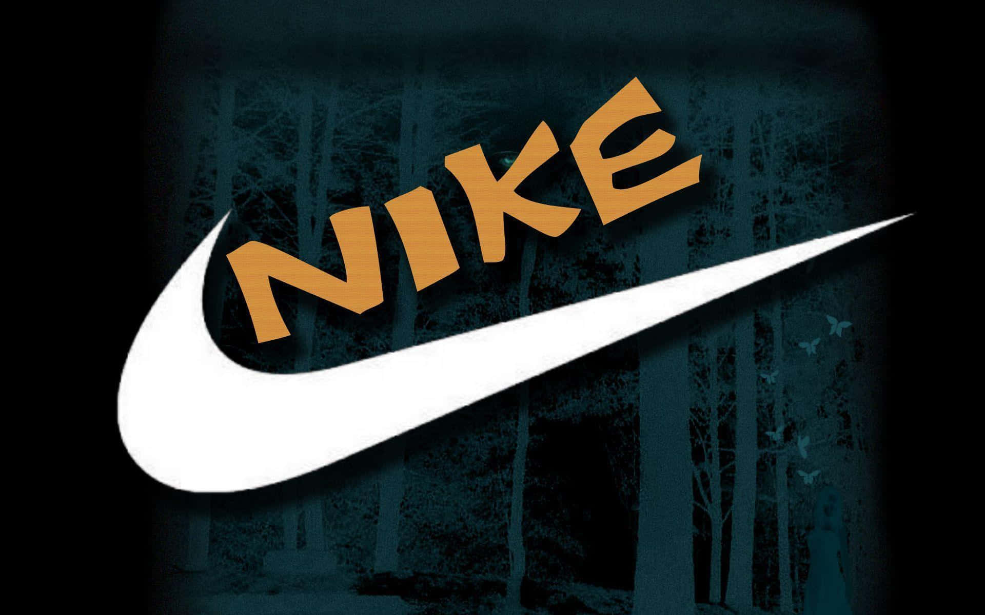 Logode Nike Sobre Un Impresionante Horizonte Urbano. Fondo de pantalla