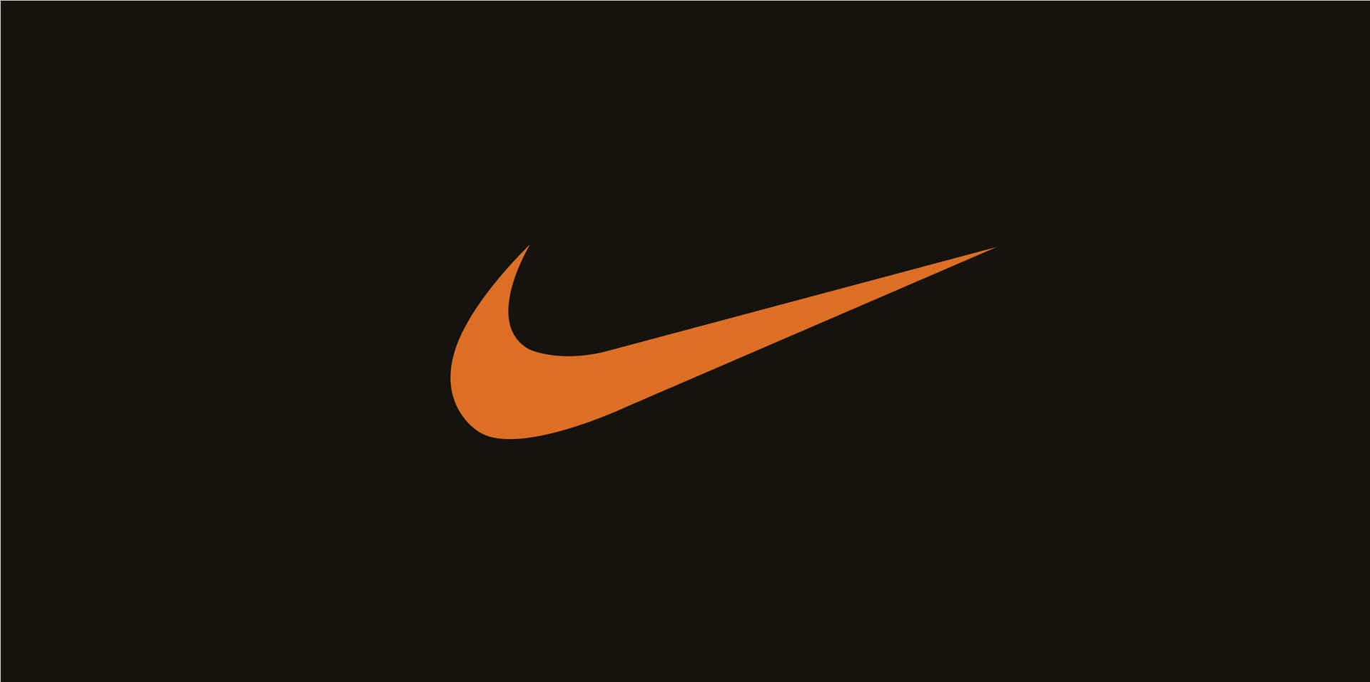 Detberömda Blåa Nike-logotypen. Wallpaper