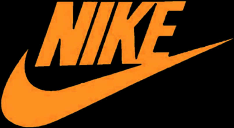 Nike Logo Orange Swoosh PNG
