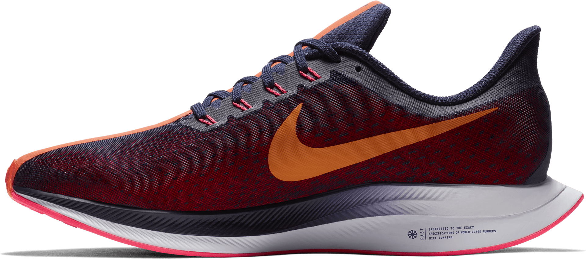 Nike Running Shoe Side View PNG