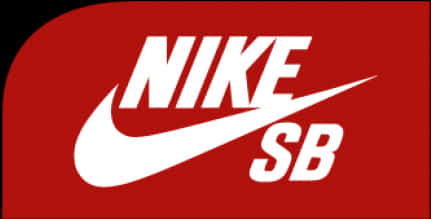 Nike S B Logo Red Background PNG