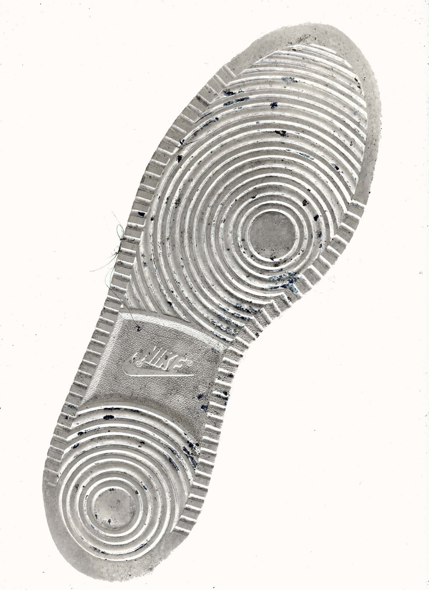Nike Sko Såle Print Tapet: Hop ind i modebranchen med Nike skosåleprinttapet. Wallpaper