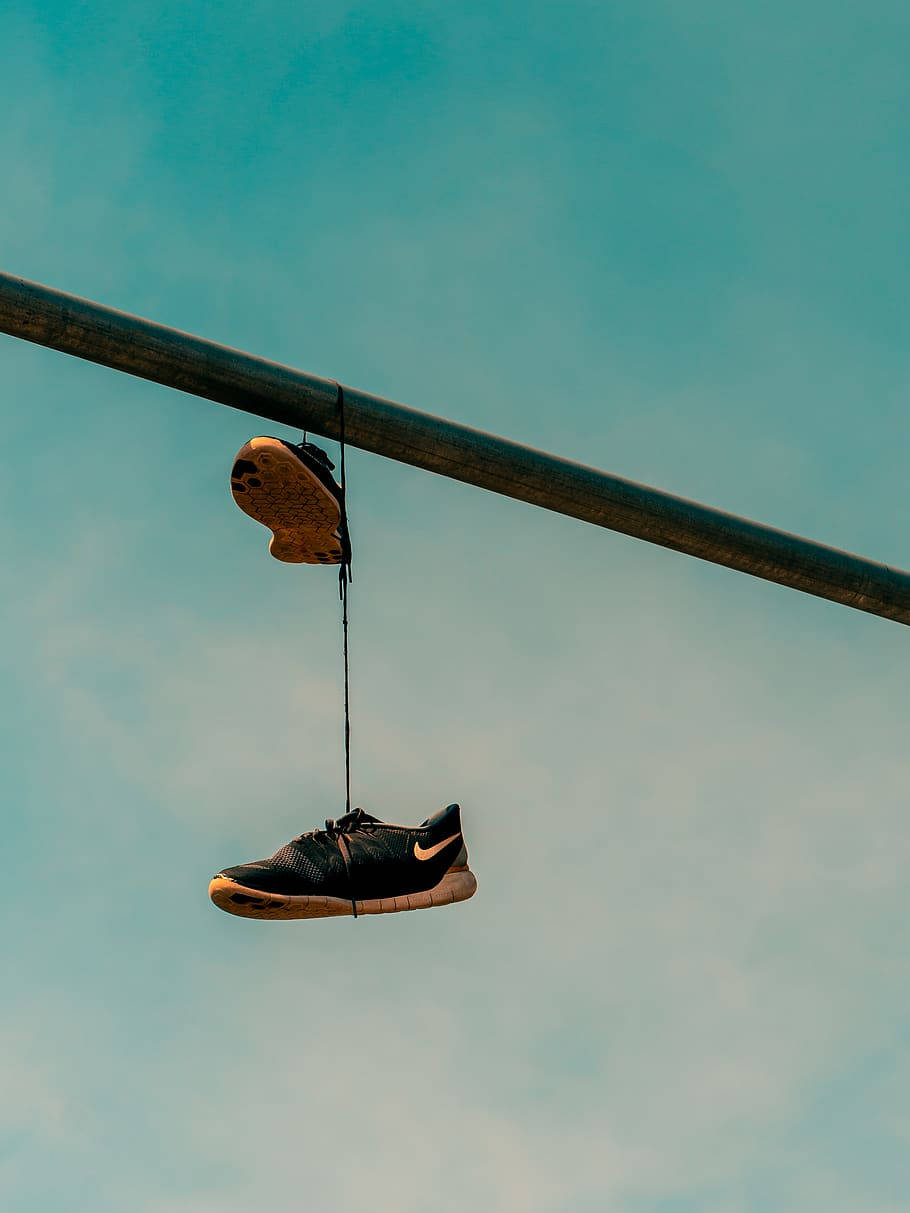 Nike Shoes Defying Gravity Wallpaper