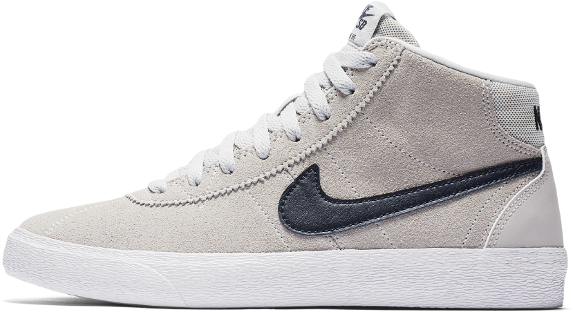 Nike Suede Court Sneaker Side View PNG