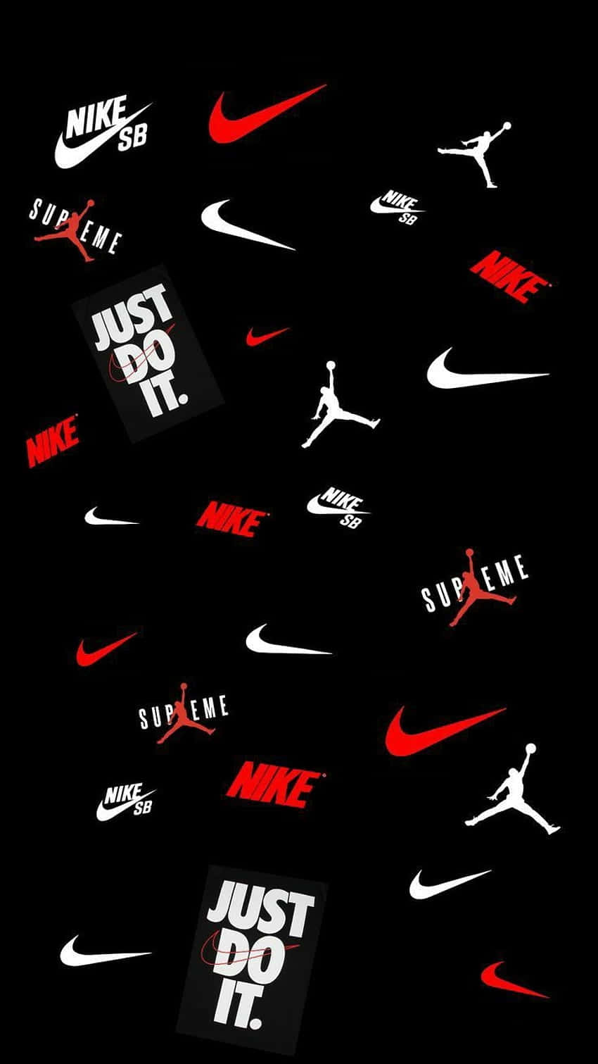 Nike Supreme Collage Aesthetic.jpg Wallpaper