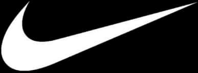 Nike Swoosh Logo Black Background PNG