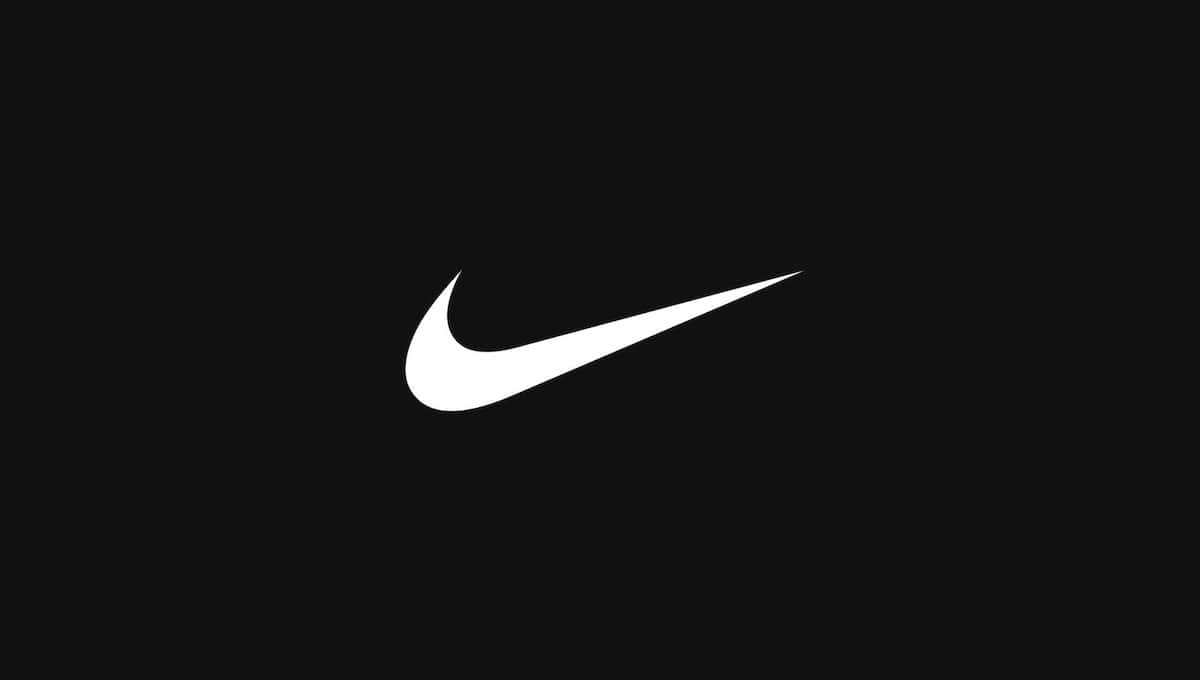 Nike Swoosh Logo Black Background Wallpaper