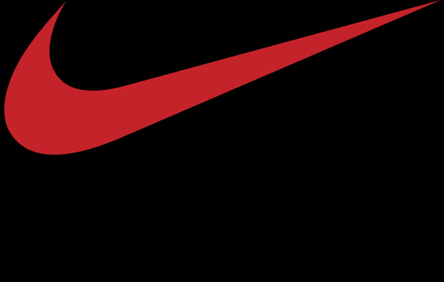 Nike Swoosh Logo Redon Black PNG