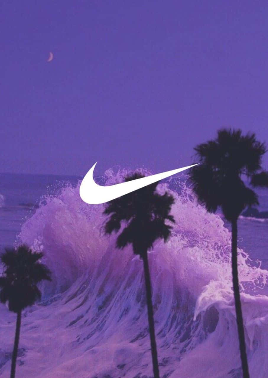 Nike Swoosh Wave Aesthetic Wallpaper