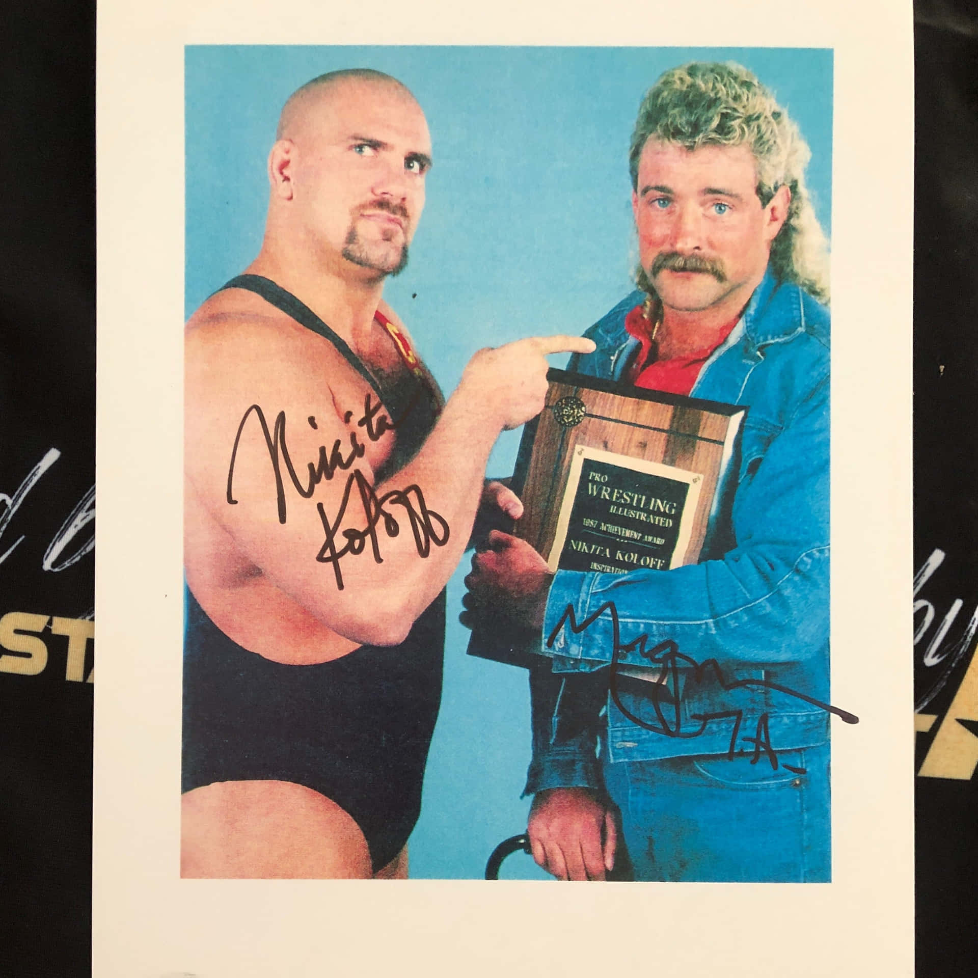 Nikita Koloff Autographed Photo Wallpaper