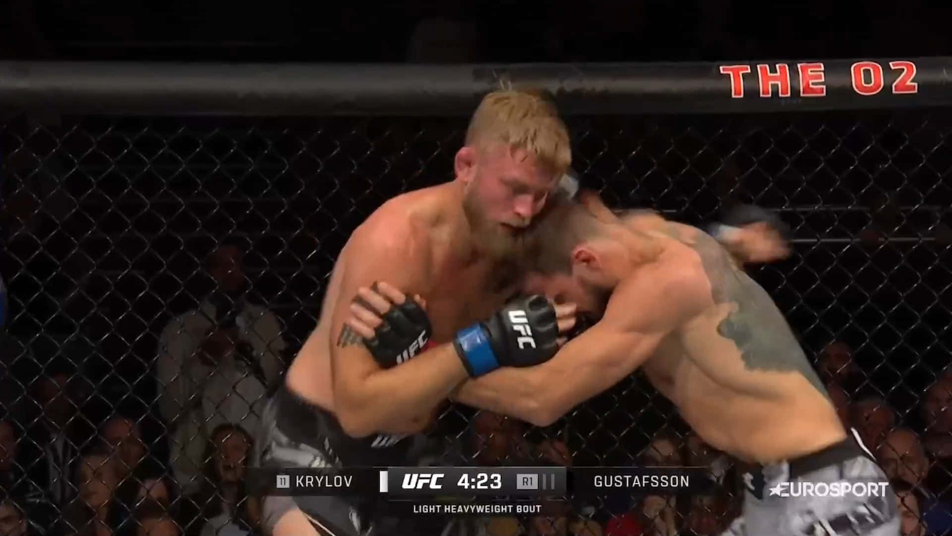 Nikita Krylov And Gustafsson Fight Wallpaper