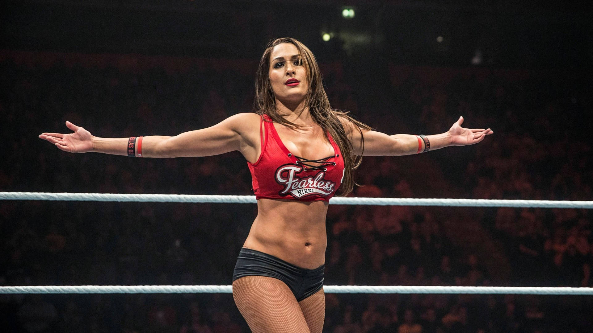 Nikki Bella On Wrestling Stage