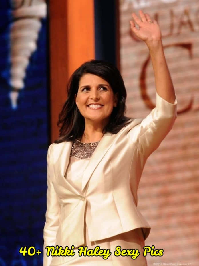 Nikki Haley Holding A Speech At The United Nations Wallpaper