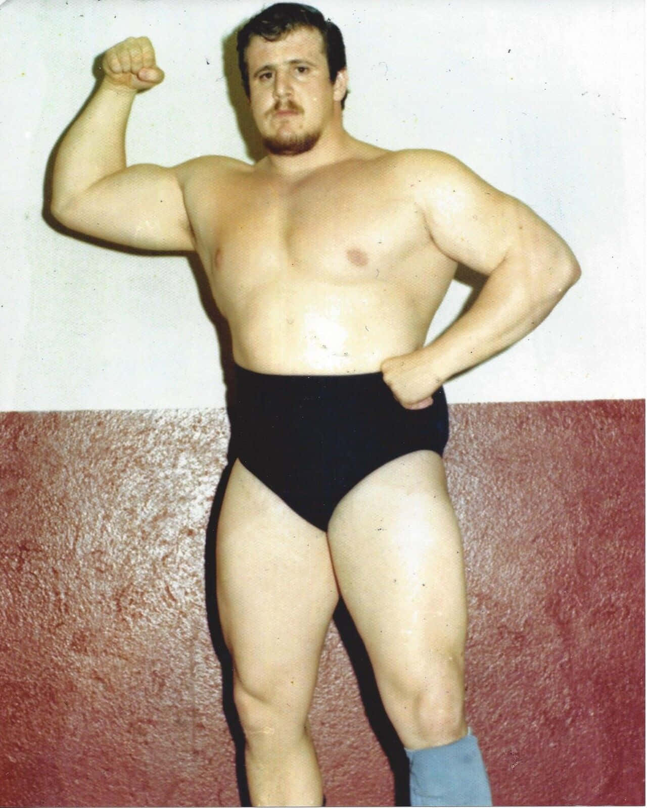 Nikolai Volkoff Flexing His Biceps Wallpaper
