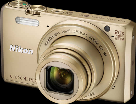Nikon Coolpix Compact Camera PNG