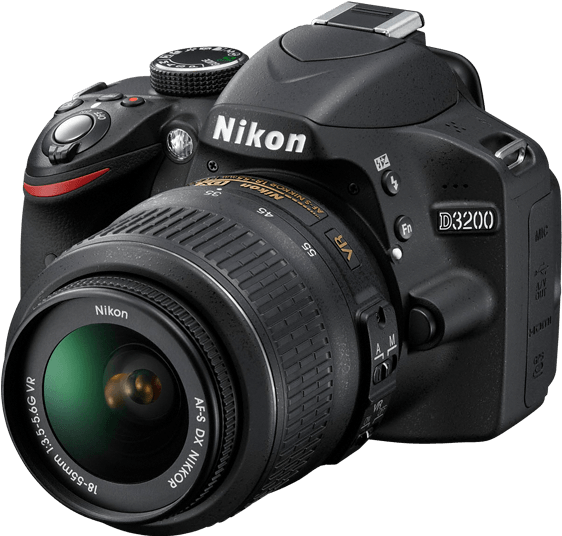 Nikon D3200 D S L R Camera PNG