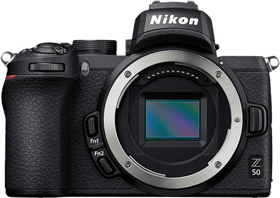 Nikon Z50 Mirrorless Camera Body PNG