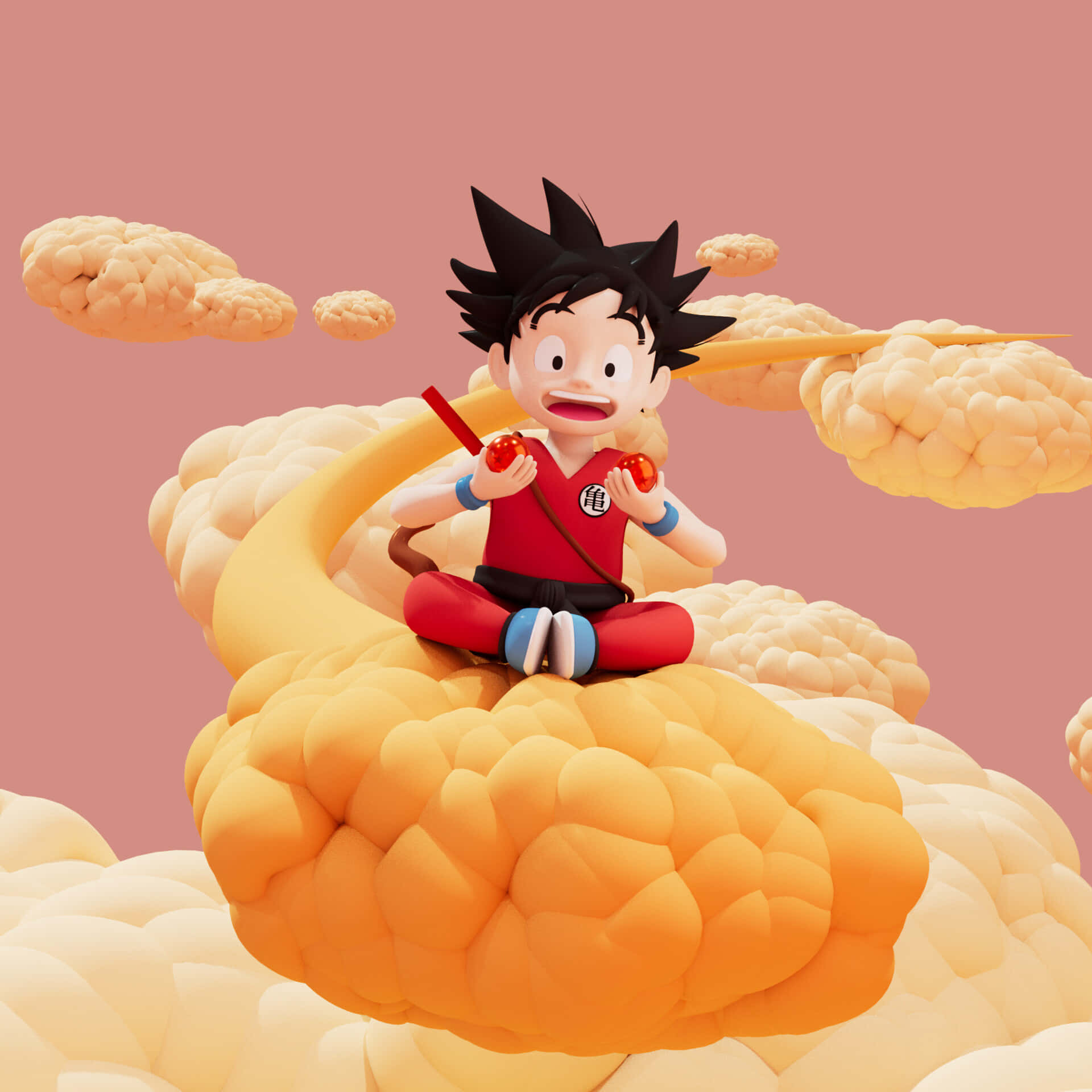 The Nimbus clouds: the eternal symbol of luck and hope. Wallpaper