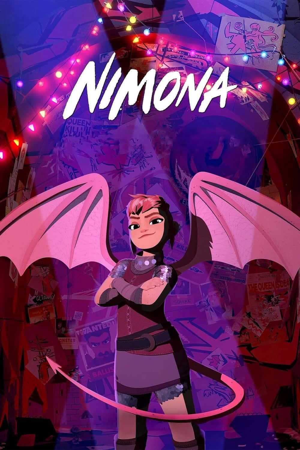 Download Nimona Animated Movie Poster Wallpaper | Wallpapers.com