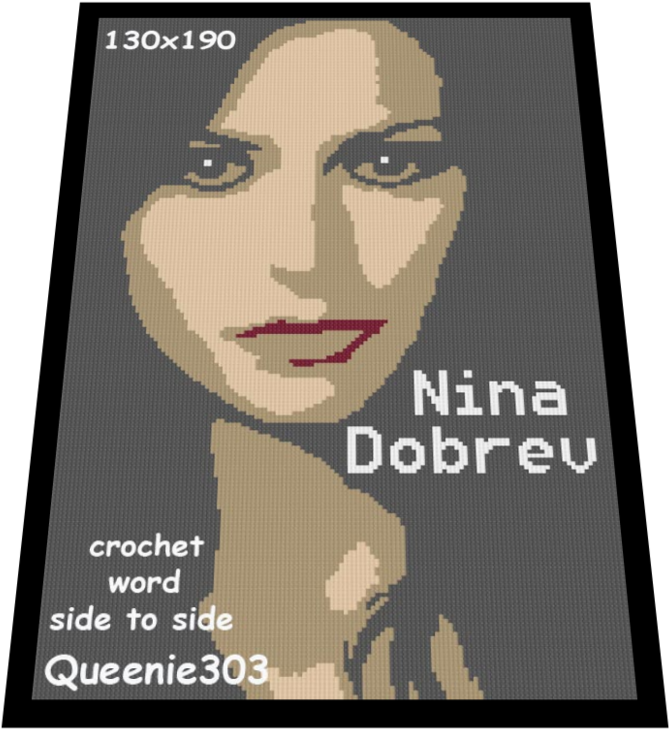 Nina Dobrev Crochet Pattern PNG