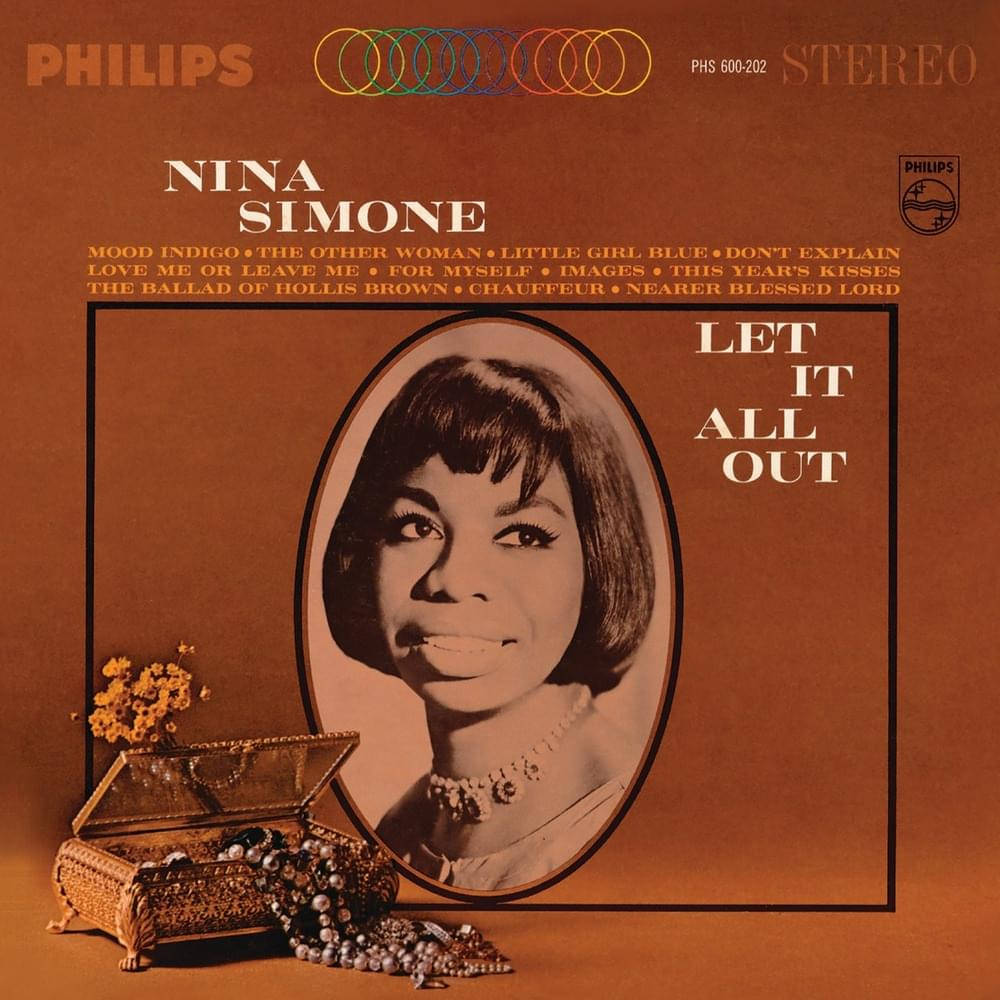 Ninasimone - Let It All Out Albumomslag. Wallpaper