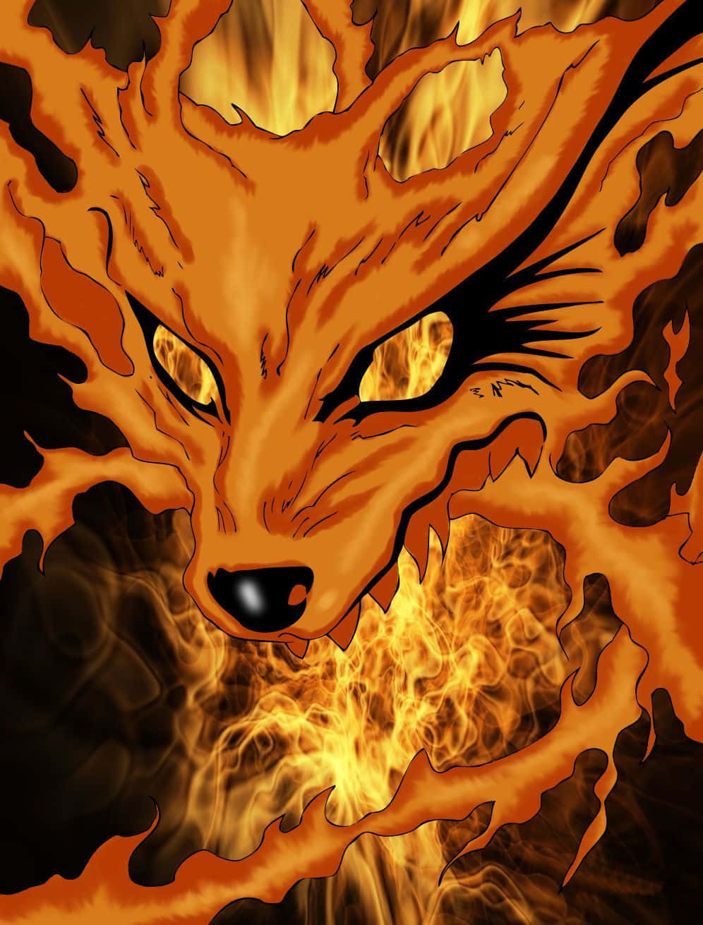 A mythical Nine-Tailed Fox lurks in the shadows