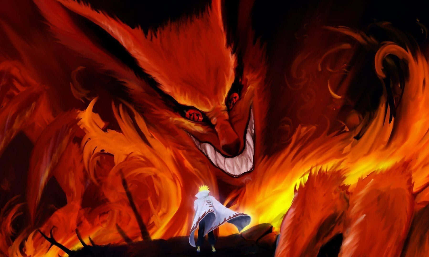 Observe the beauty of the mythical Nine Tailed Fox