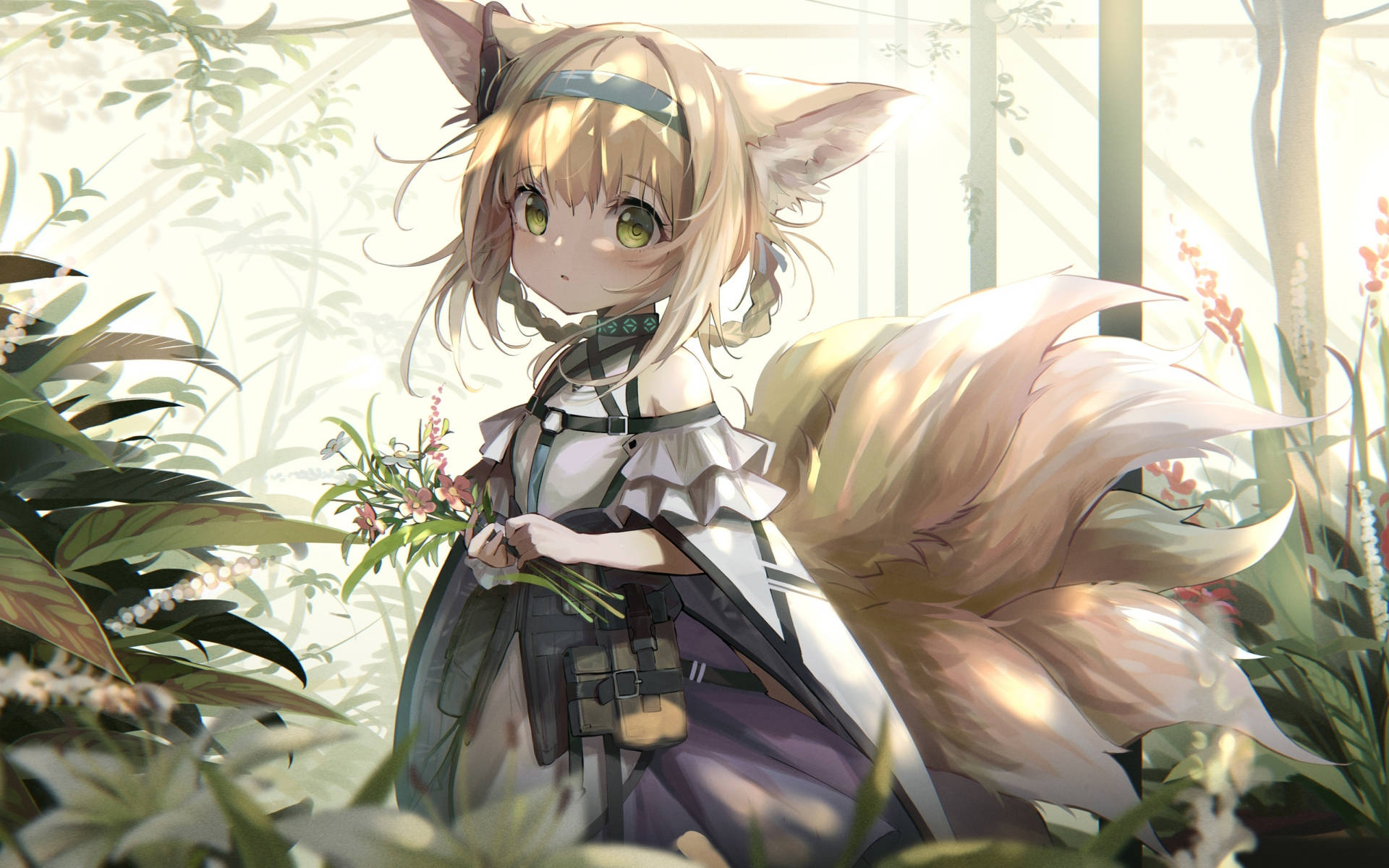 Cute Little Fox – Kurama (Nine Tailed) | Daily Anime Art