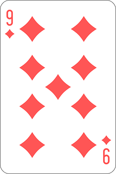 Nineof Diamonds Playing Card PNG