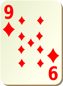 Nineof Diamonds Playing Card PNG