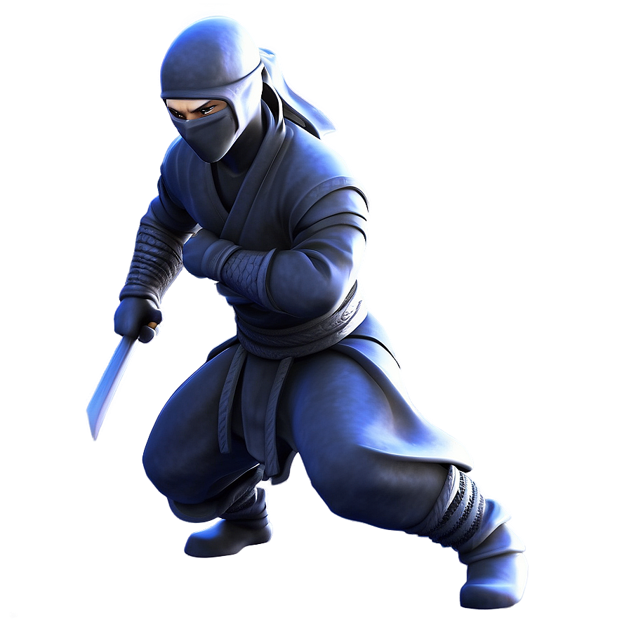 Ninja Figure Action Png Sqb PNG