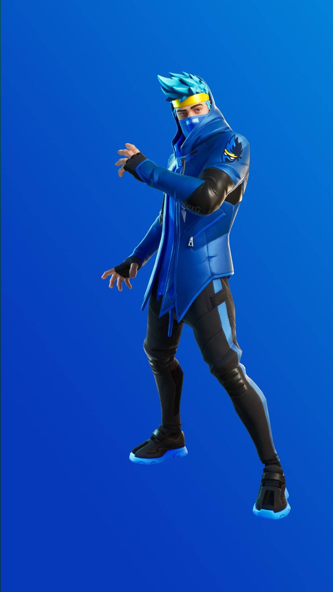 Ninja Fortnite Blue Vertical