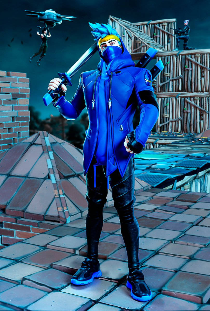 Ninja Fortnite Posing