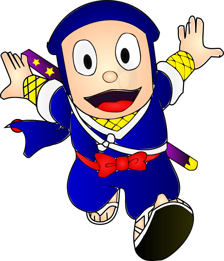 Ninja Hattori Animated Character PNG